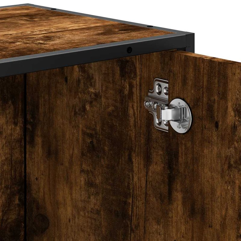 Casa si Gradina - Mobilier - Mobilier baie - Comode baie - Dulap pentru chiuveta de baie stejar afumat 65x33x60 cm lemn - Infinity.ro