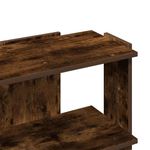 Casa si Gradina - Mobilier - Biblioteci si rafturi - Biblioteci - Biblioteca 3 niveluri stejar fumuriu 60x30x60 cm lemn prelucrat - Infinity.ro