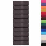 Casa si Gradina - Textile si covoare - Textile baie - Prosoape - Prosoape pentru oaspeti 10 buc Antracit 360 g/m² 100% bumbac - Infinity.ro