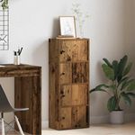 Casa si Gradina - Mobilier - Biblioteci si rafturi - Biblioteci - Biblioteca, lemn vechi, 40x24x102 cm, lemn prelucrat - Infinity.ro