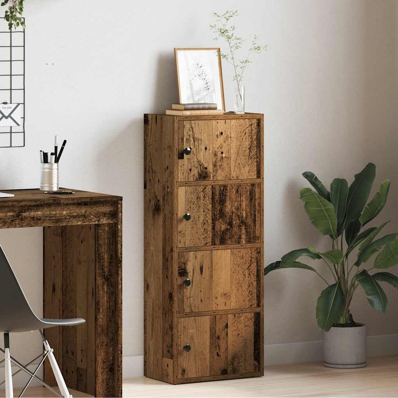Casa si Gradina - Mobilier - Biblioteci si rafturi - Biblioteci - Biblioteca, lemn vechi, 40x24x102 cm, lemn prelucrat - Infinity.ro