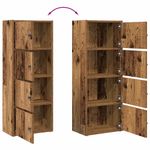 Casa si Gradina - Mobilier - Biblioteci si rafturi - Biblioteci - Biblioteca, lemn vechi, 40x24x102 cm, lemn prelucrat - Infinity.ro
