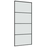 Casa si Gradina - Constructii - Usi interior, exterior si garaj - Usi garaj - Usa glisanta cu set feronerie, 90x205 cm, sticla ESG/aluminiu - Infinity.ro