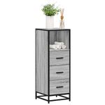 Casa si Gradina - Mobilier - Mobilier baie - Comode baie - Dulap de baie, gri sonoma, 65x33x60 cm, lemn prelucrat - Infinity.ro