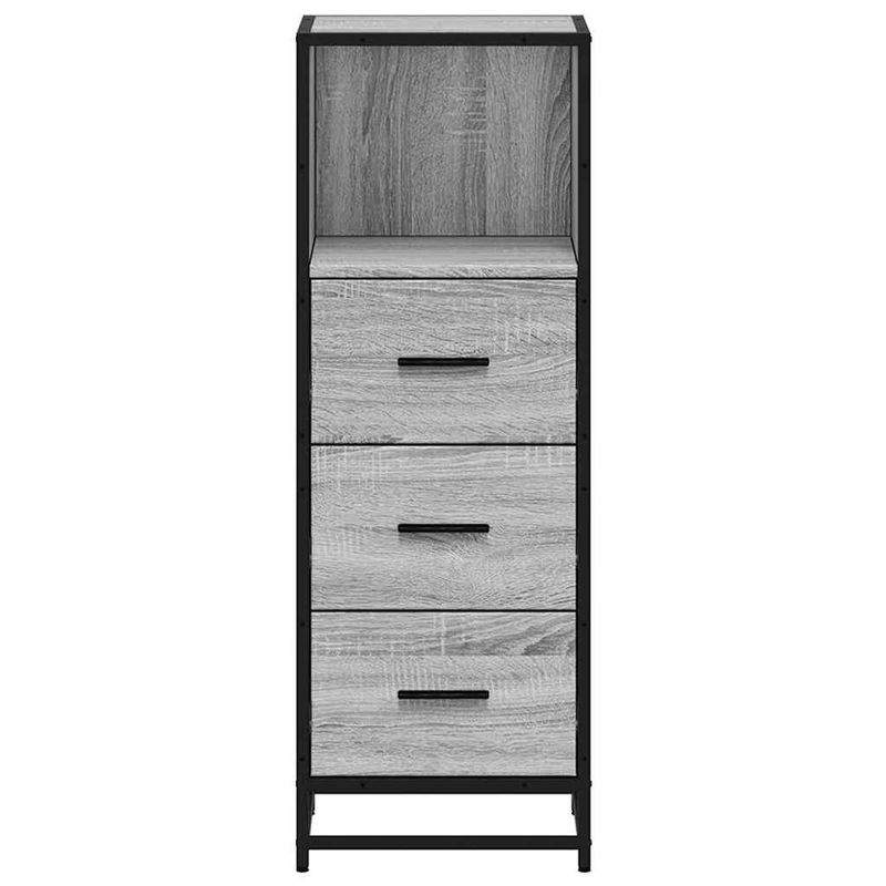 Casa si Gradina - Mobilier - Mobilier baie - Comode baie - Dulap de baie, gri sonoma, 65x33x60 cm, lemn prelucrat - Infinity.ro