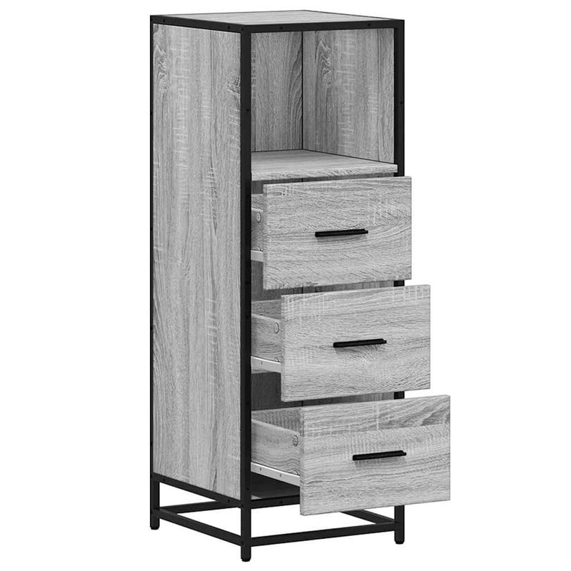 Casa si Gradina - Mobilier - Mobilier baie - Comode baie - Dulap de baie, gri sonoma, 65x33x60 cm, lemn prelucrat - Infinity.ro