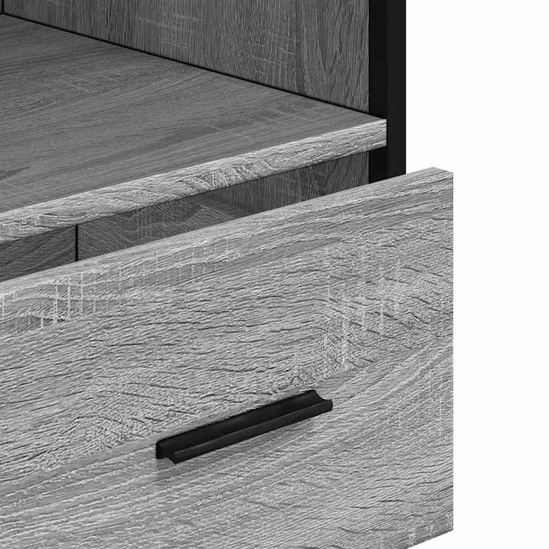 Casa si Gradina - Mobilier - Mobilier baie - Comode baie - Dulap de baie, gri sonoma, 65x33x60 cm, lemn prelucrat - Infinity.ro