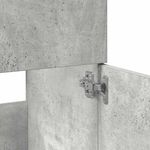 Casa si Gradina - Mobilier - Mobilier baie - Comode baie - Dulap de baie cu oglinda, gri beton, lemn prelucrat - Infinity.ro