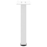 Casa si Gradina - Mobilier - Feronerie si accesorii mobila - Picioare masuta de cafea 4 buc Alb 42-44 cm Otel, mărime 42-44 cm (40 mm) - Infinity.ro