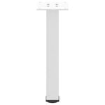 Casa si Gradina - Mobilier - Feronerie si accesorii mobila - Picioare masuta de cafea 4 buc Alb 42-44 cm Otel, mărime 42-44 cm (40 mm) - Infinity.ro