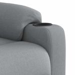 Ingrijire personala si Cosmetice - Sanatate si wellness - Articole wellness - Fotolii de masaj - Fotoliu electric de masaj rabatabil, gri deschis, microfibra - Infinity.ro