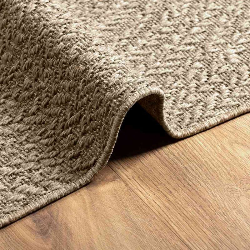 Casa si Gradina - Textile si covoare - Covoare - Covoare casa - Covor ZIZUR aspect iută 160x230 cm, pentru interior și exterior, model rotund - Infinity.ro