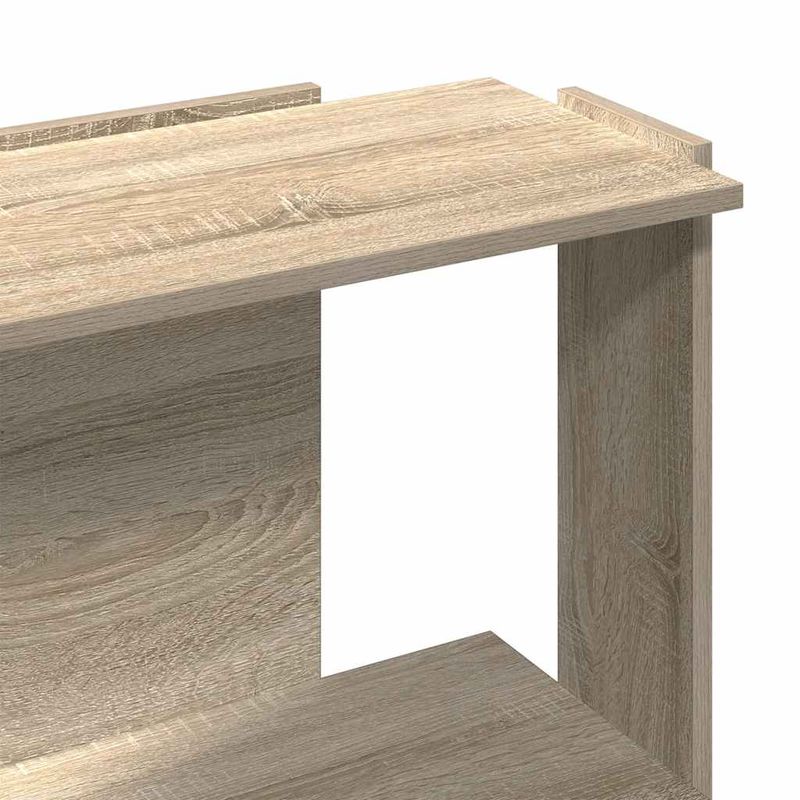 Casa si Gradina - Mobilier - Biblioteci si rafturi - Biblioteci - Biblioteca 3 niveluri stejar sonoma 60x30x80 cm, lemn prelucrat - Infinity.ro