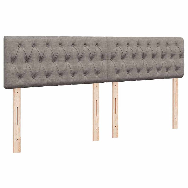 Casa si Gradina - Mobilier - Paturi si accesorii - Paturi - Cadru de pat otoman cu saltea Taupe 160x200cm Material - Infinity.ro