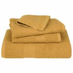 Casa si Gradina - Textile si covoare - Textile baie - Prosoape - Prosoape de dus 4 buc Aur 70x140 cm 360 g/m² 100% bumbac - Infinity.ro
