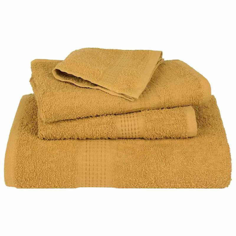 Casa si Gradina - Textile si covoare - Textile baie - Prosoape - Prosoape de dus 4 buc Aur 70x140 cm 360 g/m² 100% bumbac - Infinity.ro