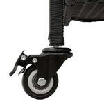 Casa si Gradina - Gradina si terasa - Mobilier exterior - Dulapuri si lazi depozitare exterior - Lada depozitare de gradina cu roti negru,110x55x73 cm poliratan - Infinity.ro