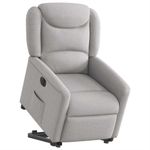 Casa si Gradina - Mobilier - Scaune si fotolii - Fotolii - Fotoliu reclinabil electric, tesatura gri nor - Infinity.ro