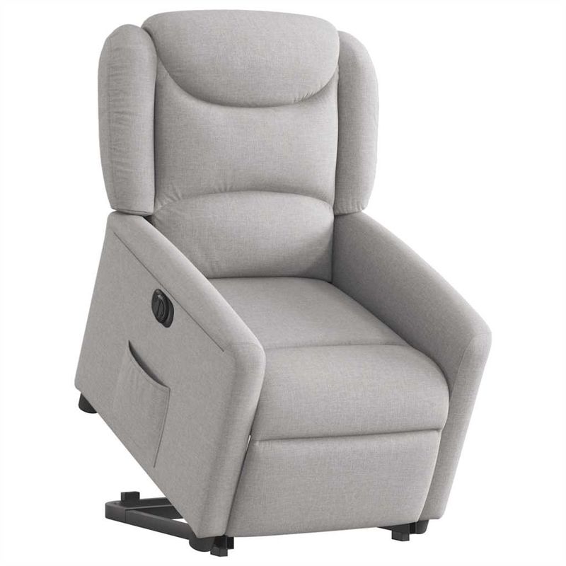 Casa si Gradina - Mobilier - Scaune si fotolii - Fotolii - Fotoliu reclinabil electric, tesatura gri nor - Infinity.ro