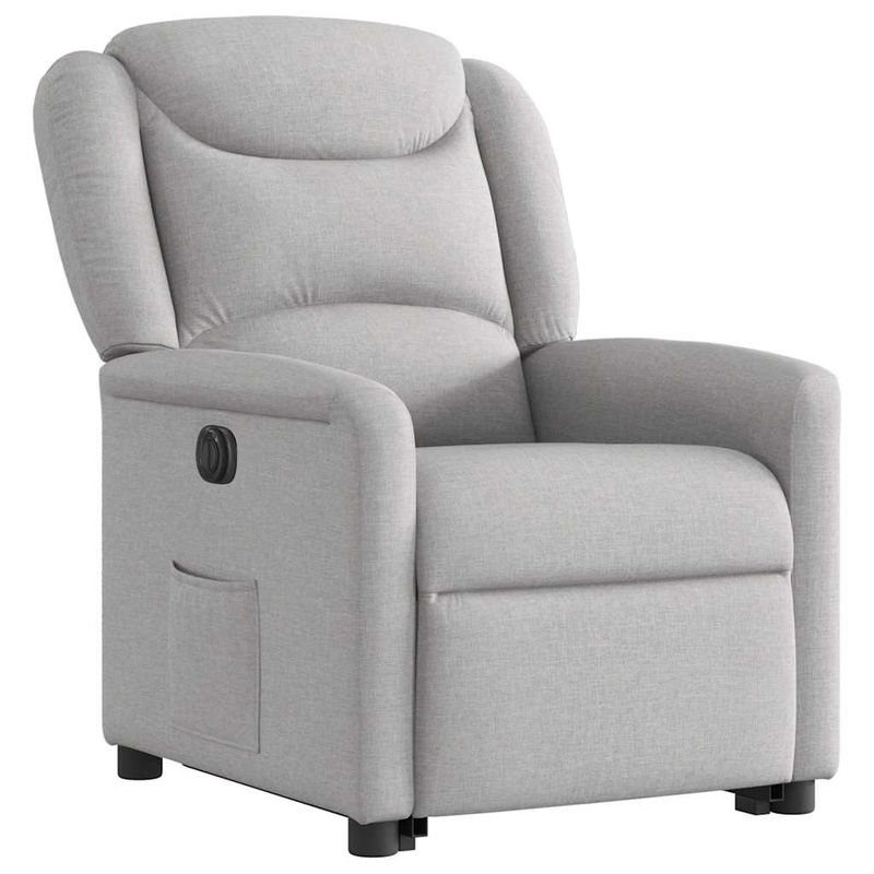 Casa si Gradina - Mobilier - Scaune si fotolii - Fotolii - Fotoliu reclinabil electric, tesatura gri nor - Infinity.ro
