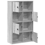 Casa si Gradina - Mobilier - Biblioteci si rafturi - Biblioteci - Biblioteca, gri sonoma, 60x24x101,5 cm, lemn prelucrat - Infinity.ro