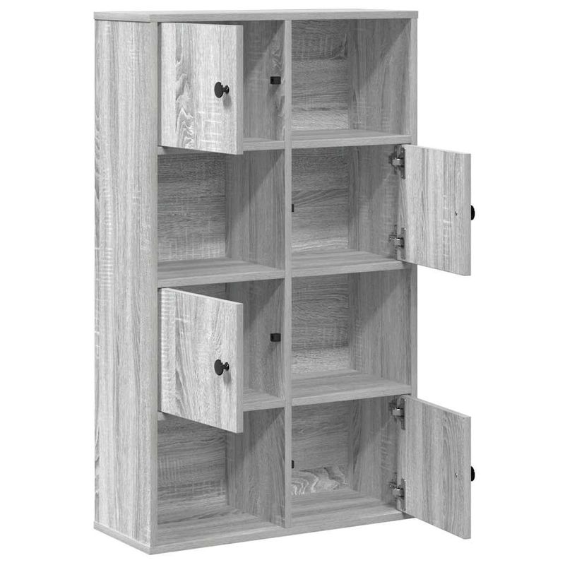 Casa si Gradina - Mobilier - Biblioteci si rafturi - Biblioteci - Biblioteca, gri sonoma, 60x24x101,5 cm, lemn prelucrat - Infinity.ro