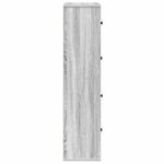 Casa si Gradina - Mobilier - Biblioteci si rafturi - Biblioteci - Biblioteca, gri sonoma, 60x24x101,5 cm, lemn prelucrat - Infinity.ro