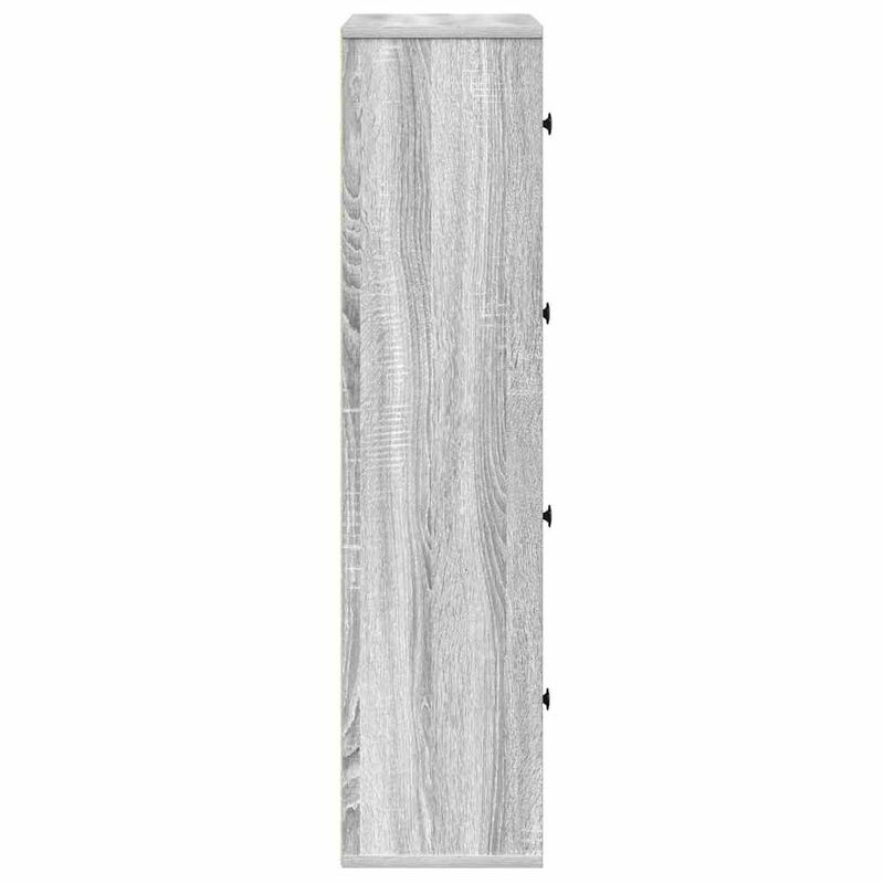 Casa si Gradina - Mobilier - Biblioteci si rafturi - Biblioteci - Biblioteca, gri sonoma, 60x24x101,5 cm, lemn prelucrat - Infinity.ro