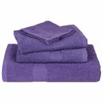 Casa si Gradina - Textile si covoare - Textile baie - Prosoape - Prosoape 2 buc Violet 100x200 cm 360 g/m² 100% bumbac - Infinity.ro