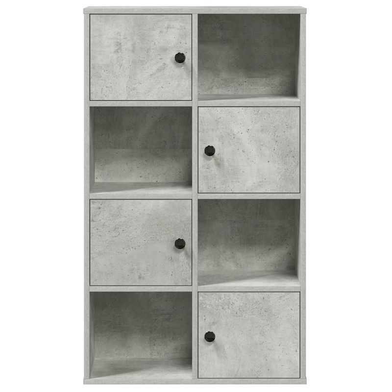 Casa si Gradina - Mobilier - Biblioteci si rafturi - Biblioteci - Biblioteca, gri beton,60x24x101,5 cm, lemn prelucrat - Infinity.ro