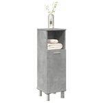 Casa si Gradina - Mobilier - Seturi de mobilier - Seturi baie - Dulap de baie, gri beton, 30 x 30 x 95 cm, PAL - Infinity.ro