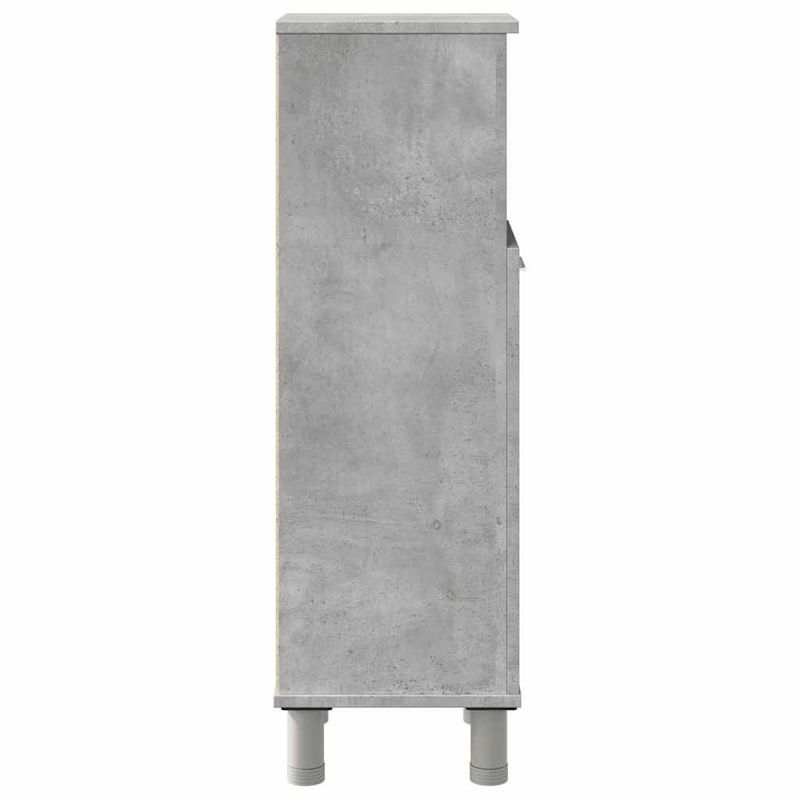 Casa si Gradina - Mobilier - Seturi de mobilier - Seturi baie - Dulap de baie, gri beton, 30 x 30 x 95 cm, PAL - Infinity.ro