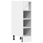 Casa si Gradina - Mobilier - Comode si corpuri - Corpuri bucatarie - Dulap inferioara alb 20x44,5x81,5 cm lemn prelucrat - Infinity.ro