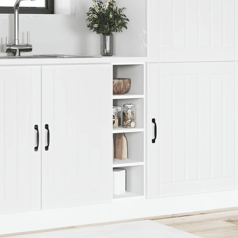 Casa si Gradina - Mobilier - Comode si corpuri - Corpuri bucatarie - Dulap inferioara alb 20x44,5x81,5 cm lemn prelucrat - Infinity.ro