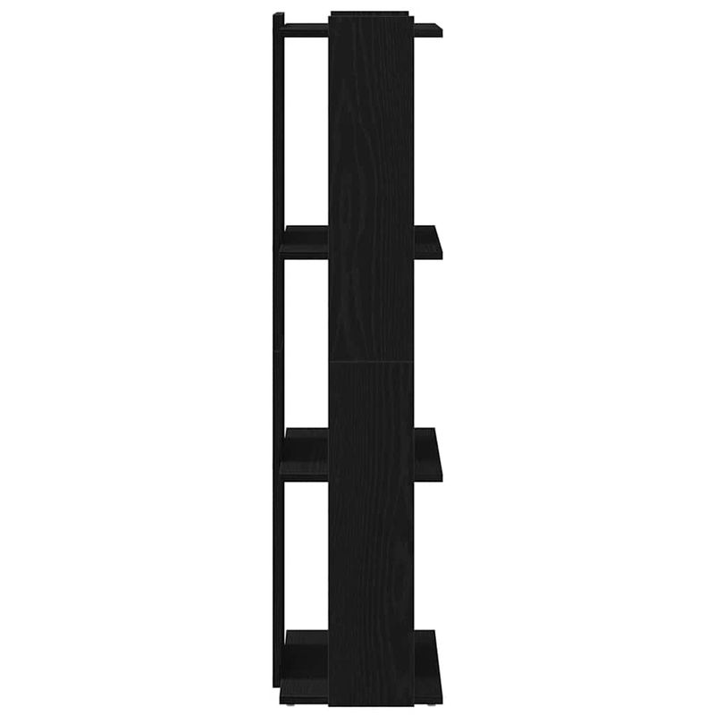 Casa si Gradina - Mobilier - Biblioteci si rafturi - Biblioteci - Biblioteca cu 3 niveluri, negru, 60x30x120 cm, lemn prelucrat - Infinity.ro