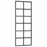 Casa si Gradina - Constructii - Usi interior, exterior si garaj - Usi garaj - Usa glisanta cu set feronerie, 76x205 cm, sticla ESG/aluminiu - Infinity.ro