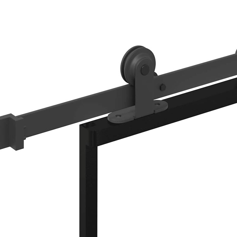 Casa si Gradina - Constructii - Usi interior, exterior si garaj - Usi garaj - Usa glisanta cu set feronerie, 76x205 cm, sticla ESG/aluminiu - Infinity.ro