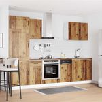 Casa si Gradina - Mobilier - Comode si corpuri - Corpuri bucatarie - Set de dulapuri de bucatarie 7 piese „Kalmar” Lemn vechi lemn - Infinity.ro