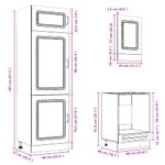 Casa si Gradina - Mobilier - Comode si corpuri - Corpuri bucatarie - Set de dulapuri de bucatarie 7 piese „Kalmar” Lemn vechi lemn - Infinity.ro