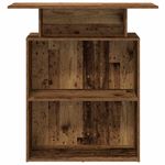 Casa si Gradina - Mobilier - Mese si birouri - Birouri - Birou de receptie Lemn vechi 100x40x104 cm Lemn prelucrat - Infinity.ro