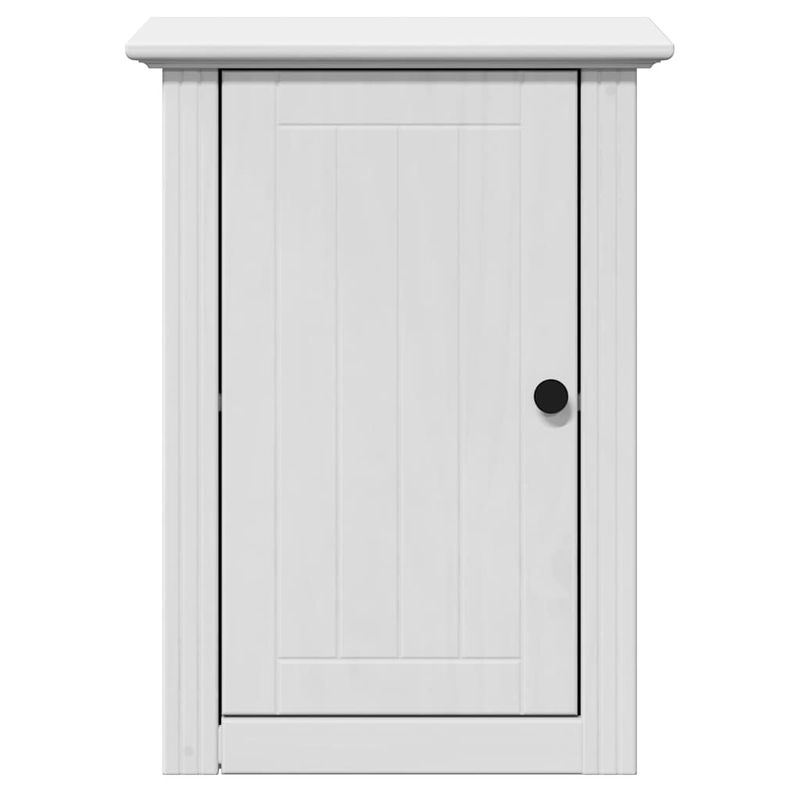 Casa si Gradina - Mobilier - Seturi de mobilier - Seturi baie - Set mobilier baie, 3 piese, „BODO”, alb, lemn masiv de pin - Infinity.ro