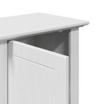 Casa si Gradina - Mobilier - Seturi de mobilier - Seturi baie - Set mobilier baie, 3 piese, „BODO”, alb, lemn masiv de pin - Infinity.ro