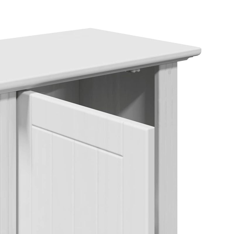 Casa si Gradina - Mobilier - Seturi de mobilier - Seturi baie - Set mobilier baie, 3 piese, „BODO”, alb, lemn masiv de pin - Infinity.ro