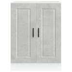 Casa si Gradina - Mobilier - Comode si corpuri - Corpuri bucatarie - Dulap de baza de bucatarie „Porto” Lemn prelucrat gri beton, model 1x dulap inferior (2 uși), mărime 60x46x81.5 cm - Infinity.ro