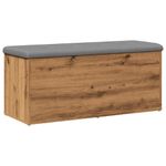Casa si Gradina - Mobilier - Canapele si coltare - Banchete - Banca de depozitare Stejar artizanal 102x42x45cm lemn prelucrat - Infinity.ro