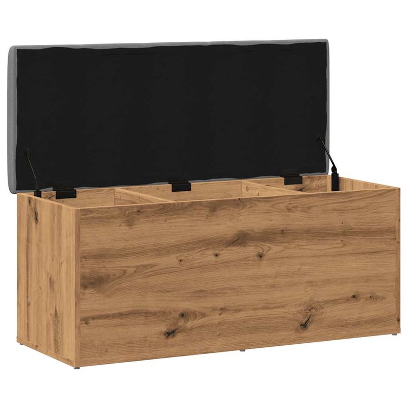 Casa si Gradina - Mobilier - Canapele si coltare - Banchete - Banca de depozitare Stejar artizanal 102x42x45cm lemn prelucrat - Infinity.ro