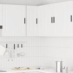 Casa si Gradina - Mobilier - Comode si corpuri - Corpuri bucatarie - Dulap de colt de bucatarie „Porto” din lemn artificial alb - Infinity.ro