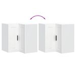 Casa si Gradina - Mobilier - Comode si corpuri - Corpuri bucatarie - Dulap de colt de bucatarie „Porto” din lemn artificial alb - Infinity.ro