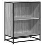 Casa si Gradina - Mobilier - Biblioteci si rafturi - Biblioteci - Biblioteca, gri sonoma, 60x35x76 cm, lemn prelucrat - Infinity.ro