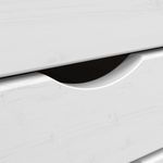 Casa si Gradina - Mobilier - Dulapuri si sifoniere - Dulapuri - Dulap rulant cu sertare „MOSS”, maro miere, lemn masiv de pin - Infinity.ro